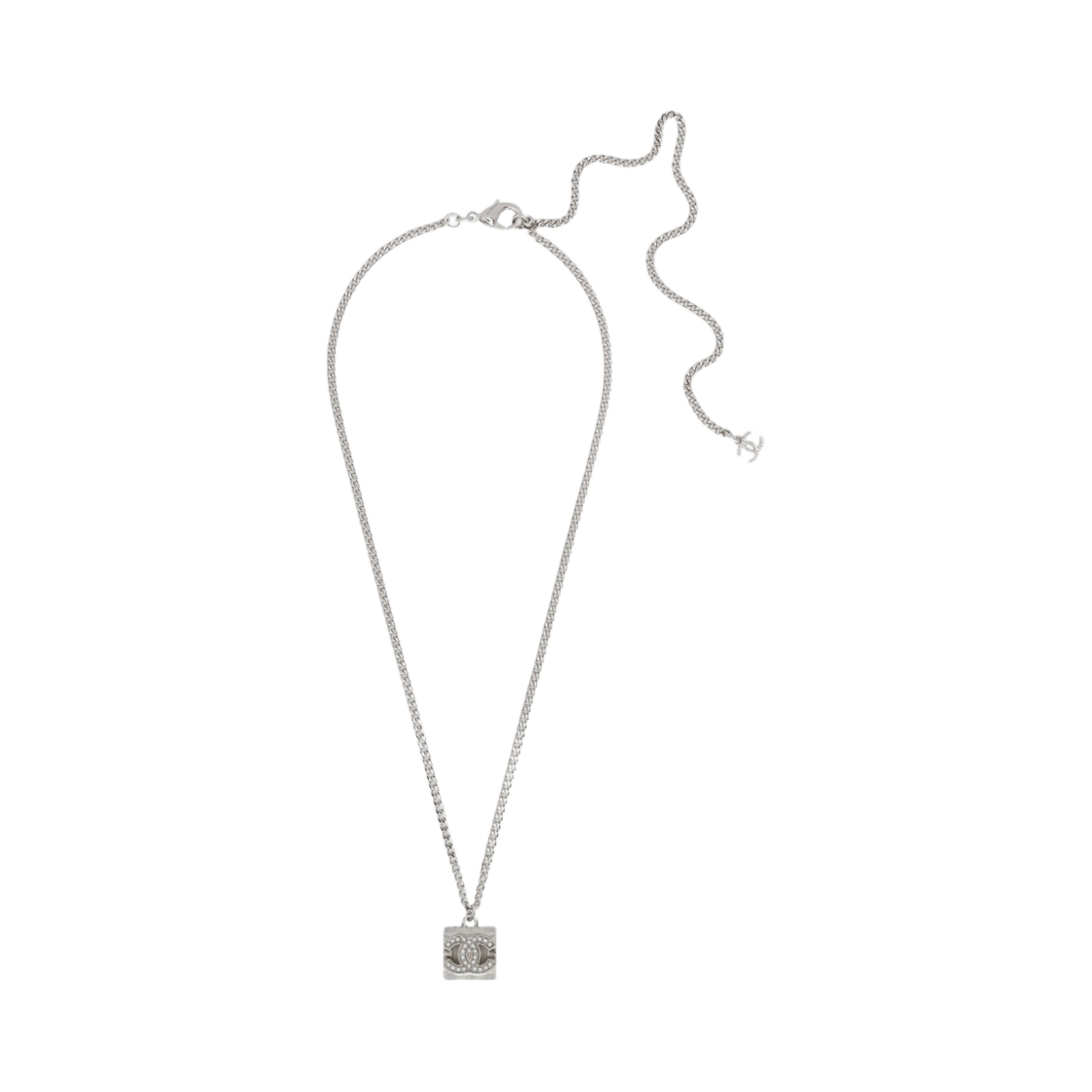 (W) 샤넬 네클리스 메탈 스트라스 & 골드 크리스탈((W) Chanel Necklace Metal Strass & Gold Crystal) - 1