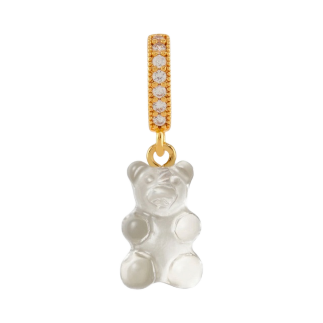 크리스탈 헤이즈 노스텔지아 베어 파베 커넥터 골드 아이스(Crystal Haze Nostalgia Bear with Pave Connector Gold Ice) - 1