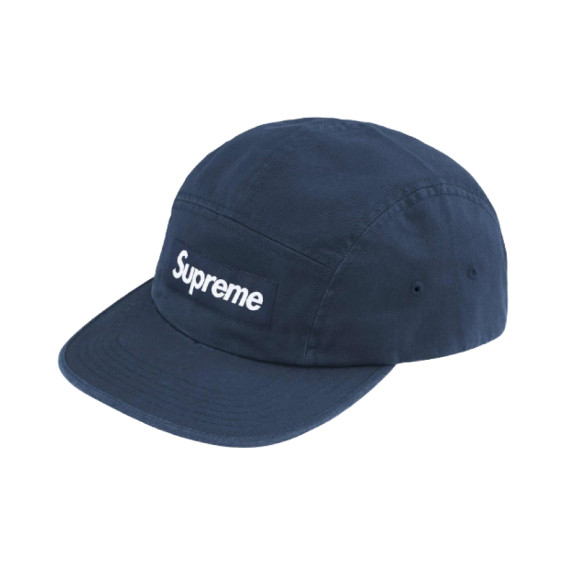 슈프림 워시드 치노 트윌 캠프캡 네이비 - 24FW(Supreme Washed Chino Twill Camp Cap Navy - 24FW)