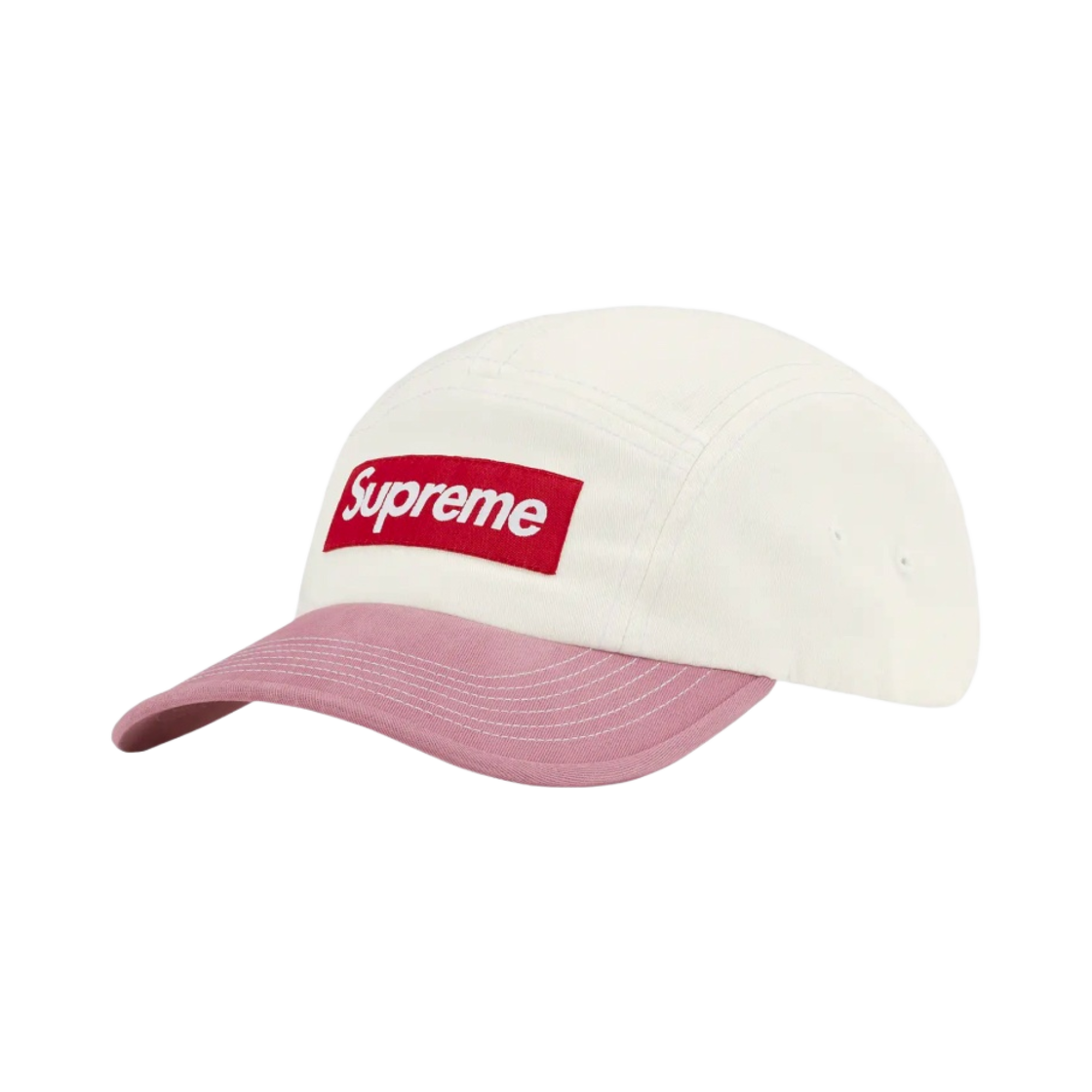 슈프림 투톤 트윌 캠프캡 화이트 - 22SS