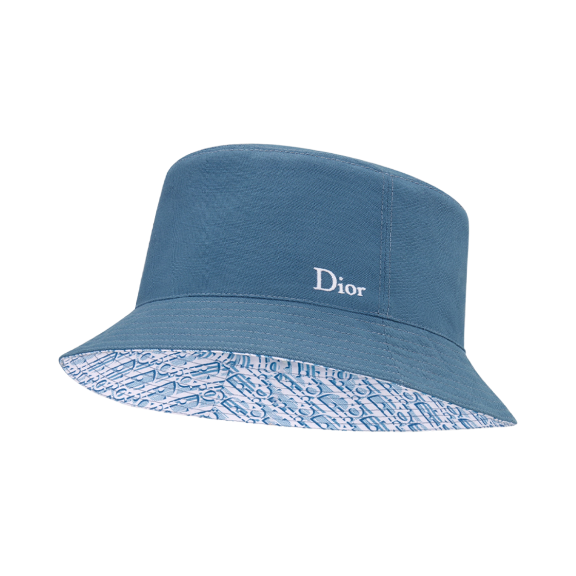 393C906A5920-C585 Dior Reversible Oblique Bucket Hat Blue