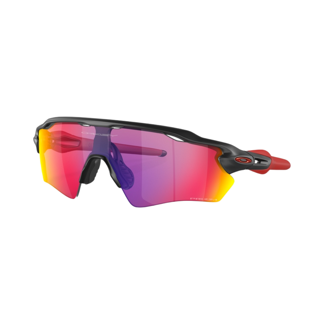 (유스) 오클리 레이더 EV XS 패스 매트 블랙 프레임 프리즘 로드 렌즈 하이 브릿지 핏((Youth) Oakley Rader EV XS Path Matte Black Frame Prizm Road Lenses High Bridge Fit) - 1
