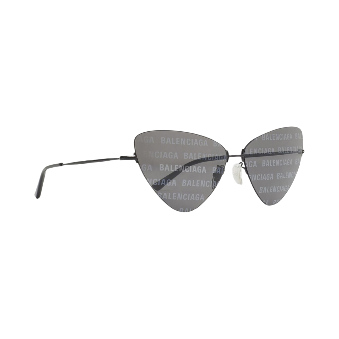 (W) 발렌시아가 인비사일 XXL 캣 선글라스 그레이((W) Balenciaga Invisile XXL Cat Sunglasses Grey) - 2