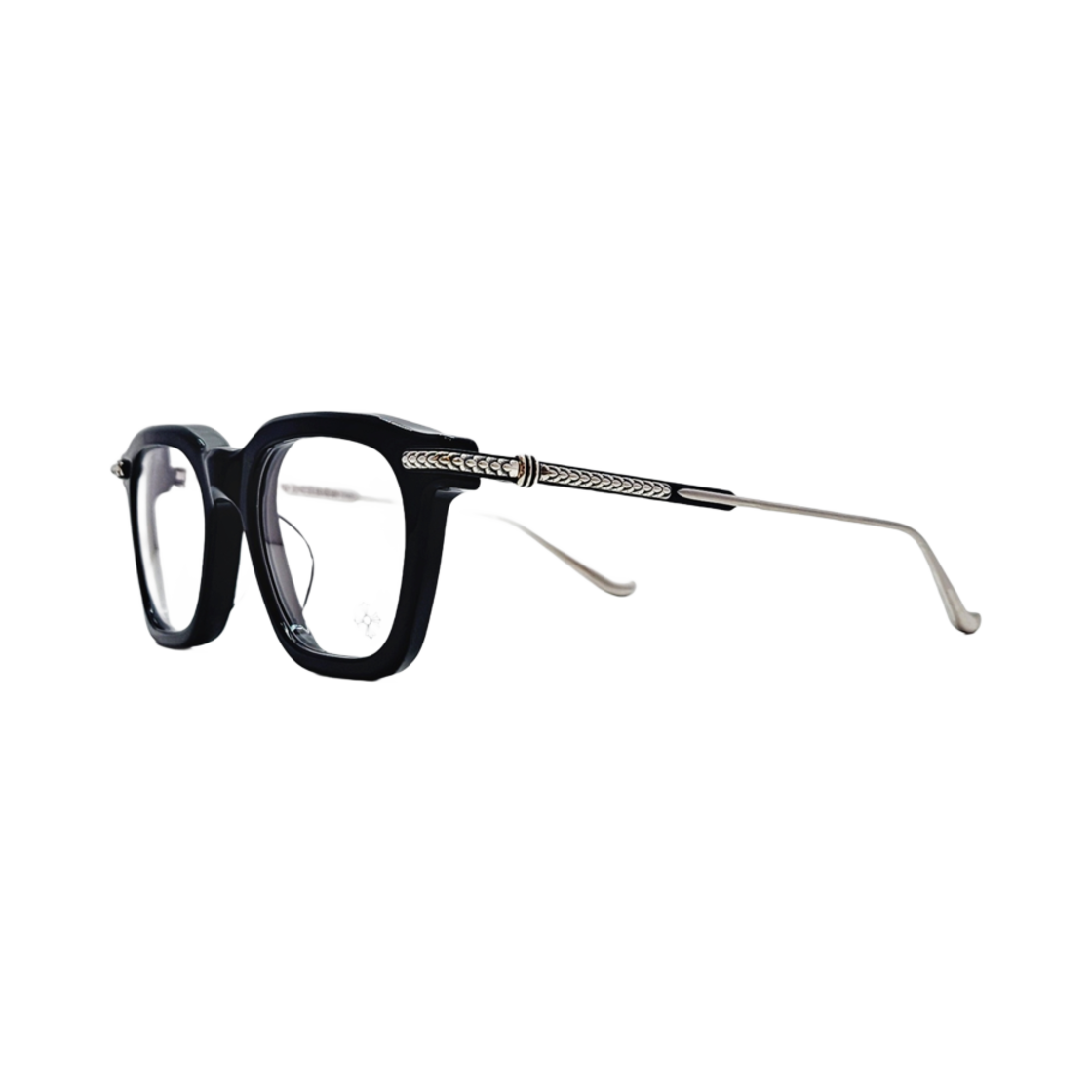 CUMPTION-BK-BS Chrome Hearts Cumption Black Brushed Silver