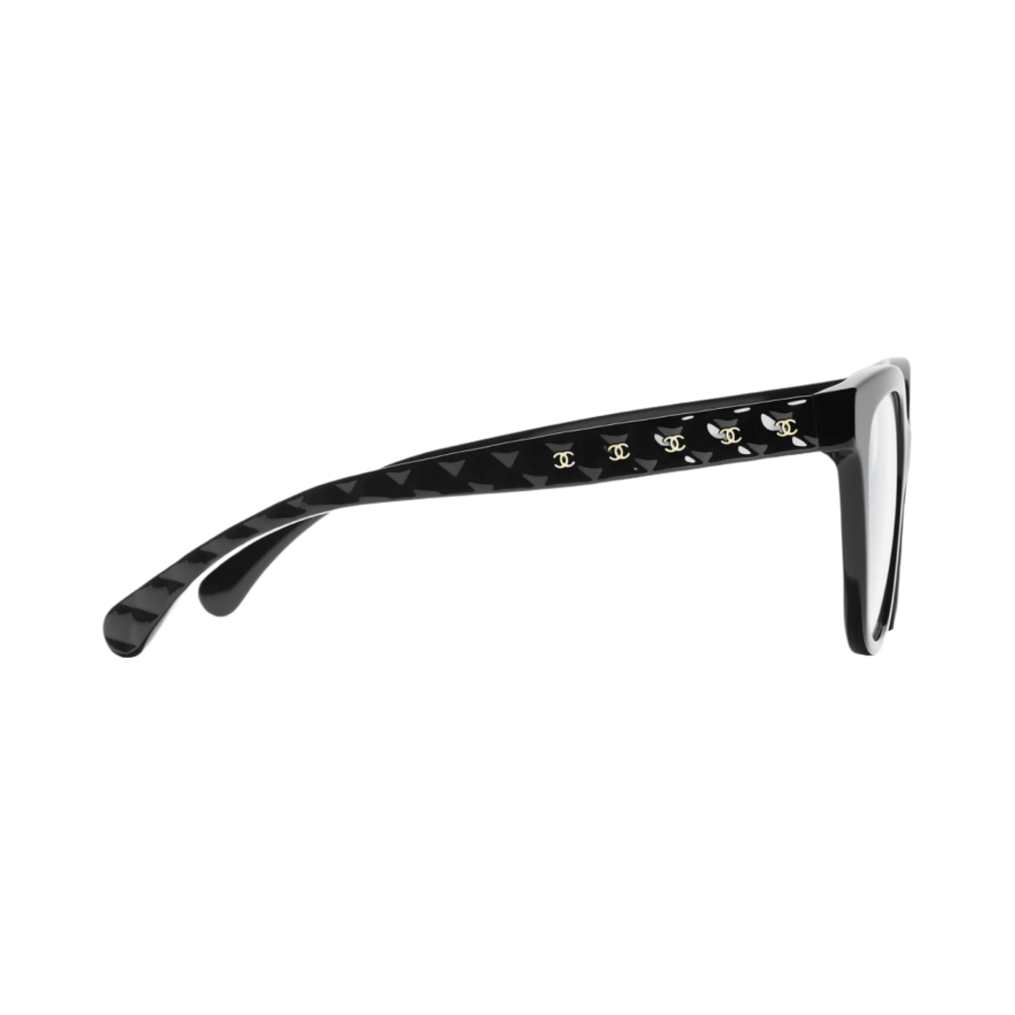 샤넬 버터플라이 프레임 아세테이트 & 블랙(Chanel Butterfly Eyeglasses Acetate & Black) - 3