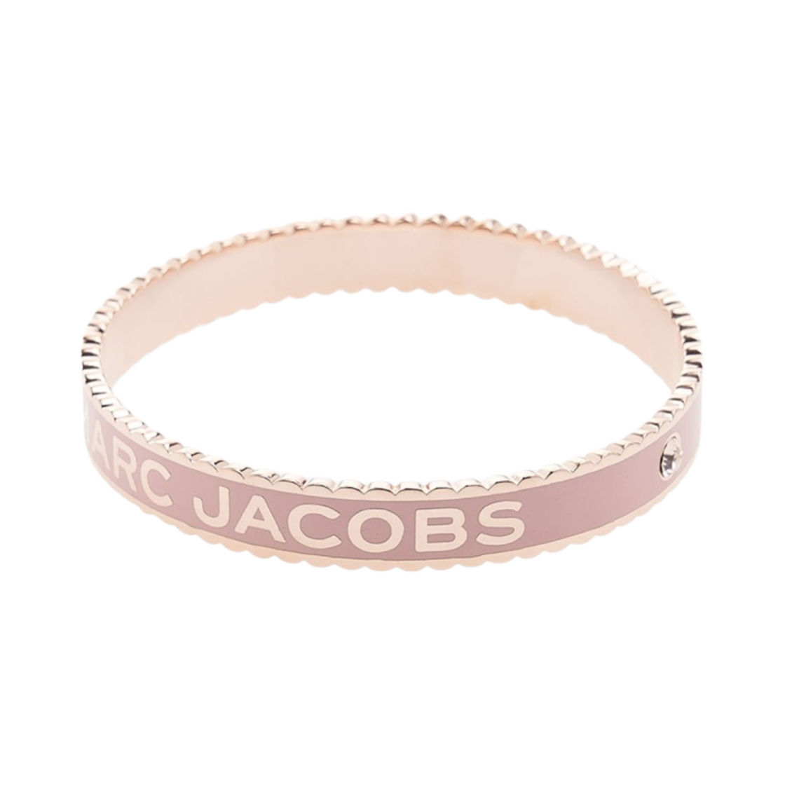 J105MT7PF22-277 (W) Marc Jacobs The Medllion Large Bangle Sand Rose Gold