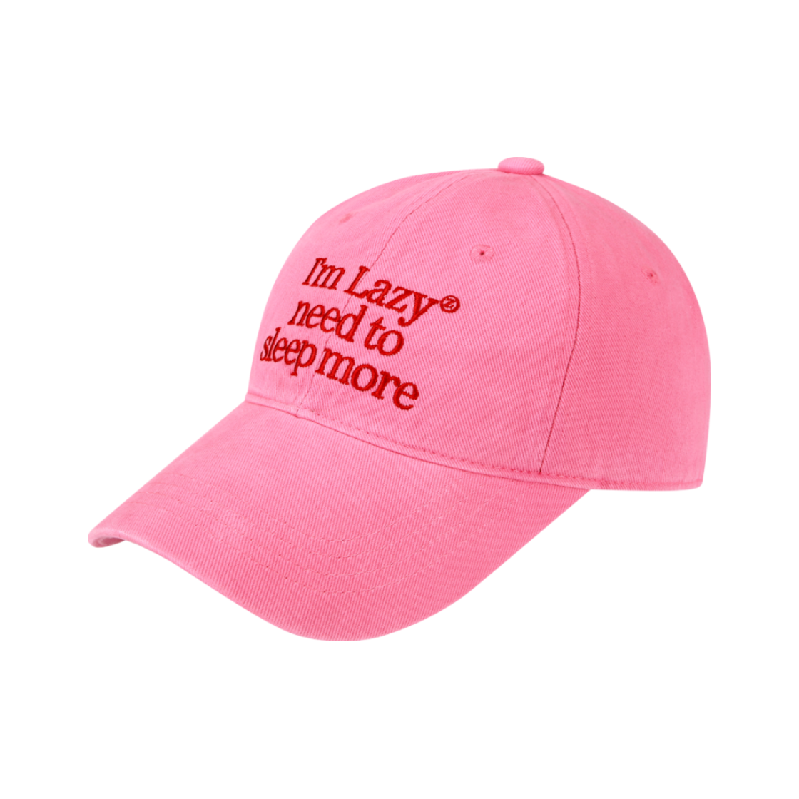 레이지지 슬립모어 워싱 볼캡 핑크(Lazyz Sleep More Washing Ball Cap Pink)