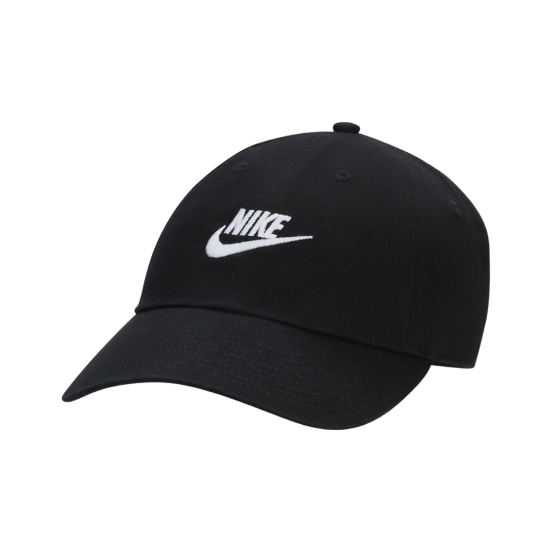 나이키 클럽 언스트럭처 퓨추라 워시드 캡 블랙(Nike Club Unstructured Futura Washed Cap Black)