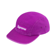 Supreme Washed Chino Twill Camp Cap Bright Purple - 25SS
