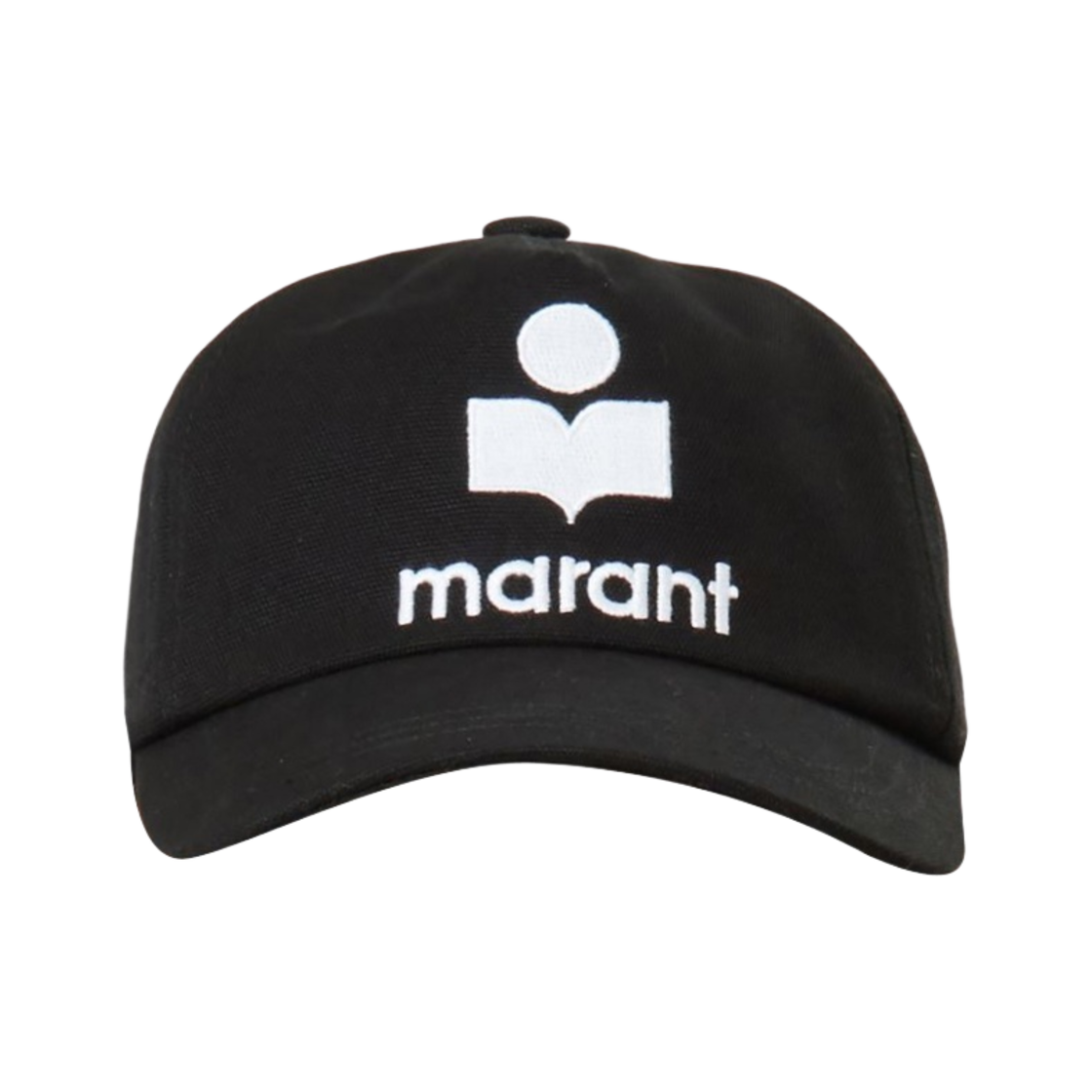 (W) 이자벨 마랑 타이론 로고 캡 블랙 에크루 - 23FW((W) Isabel Marant Tyron Logo Cap Black Ecru - 23FW)