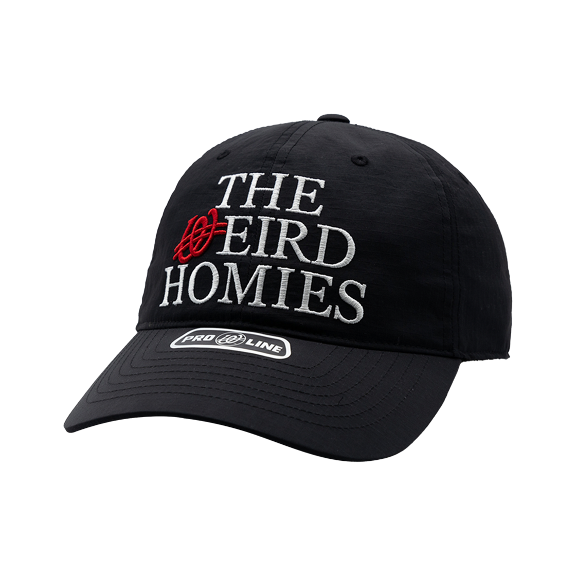 W25ISS12-BLK Weird world The Weird Homies Nylon Cap Black