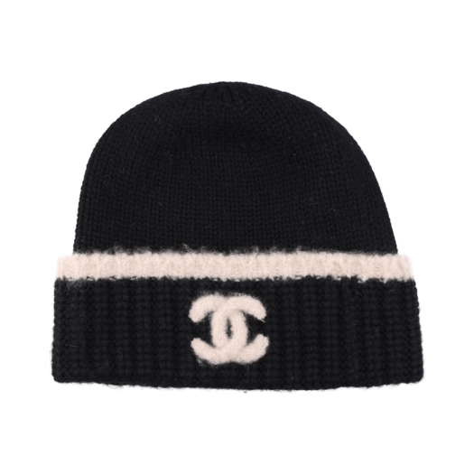 ITCHFCJPLILJ [A등급] Chanel Vintage Beanie & Beige Black