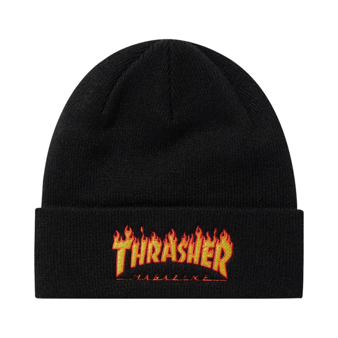 TR2404CA16BK THRASHER Flame Logo Beanie Black