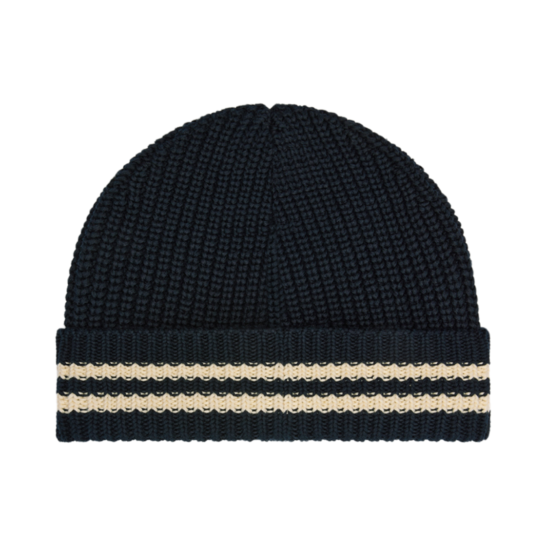 셀린느 이니셜 비니 코튼 네이비 에크루(Celine Initial Beanie in Cotton Navy Ecru) - 2