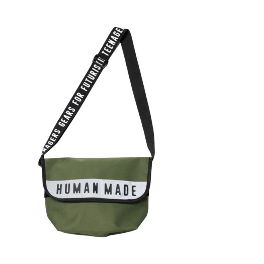 HM26GD031 Human Made Messenger Bag Medium Olive Drab