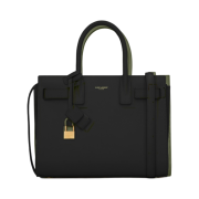 Saint Laurent Sac de Jour Baby Bag in Smooth Leather Black