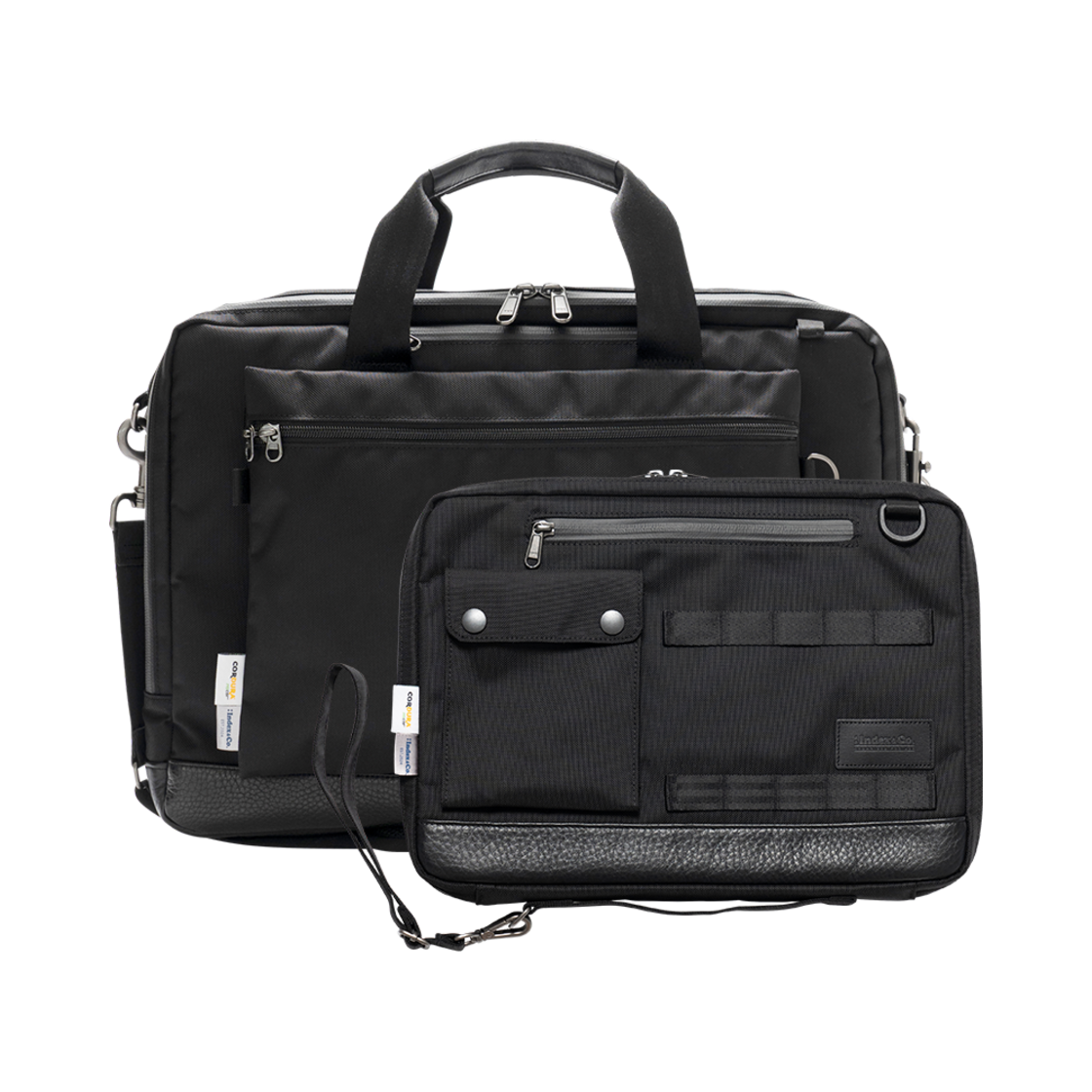 인덱스앤코 가젯 브리프케이스 세트 블랙(Index&Co. Gadget Briefcase Set Black)