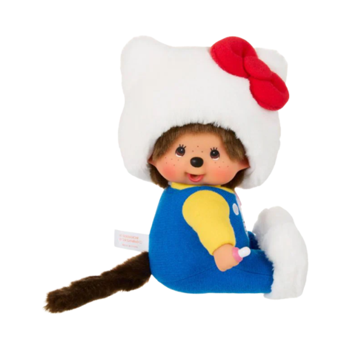 산리오 헬로 키티 x 몬치치 50주년 기념 몬치치 봉제 토이(Sanrio Hello Kitty x Monchhichi 50th Anniversary Monchhichi Stuffed Toy)