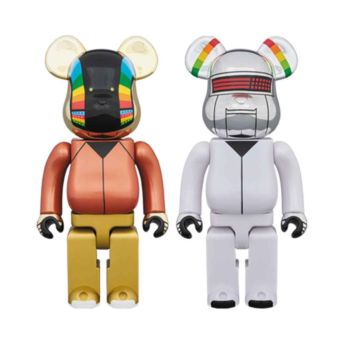 베어브릭 x 다프트 펑크 디스커버리 버전 2 팩 400%