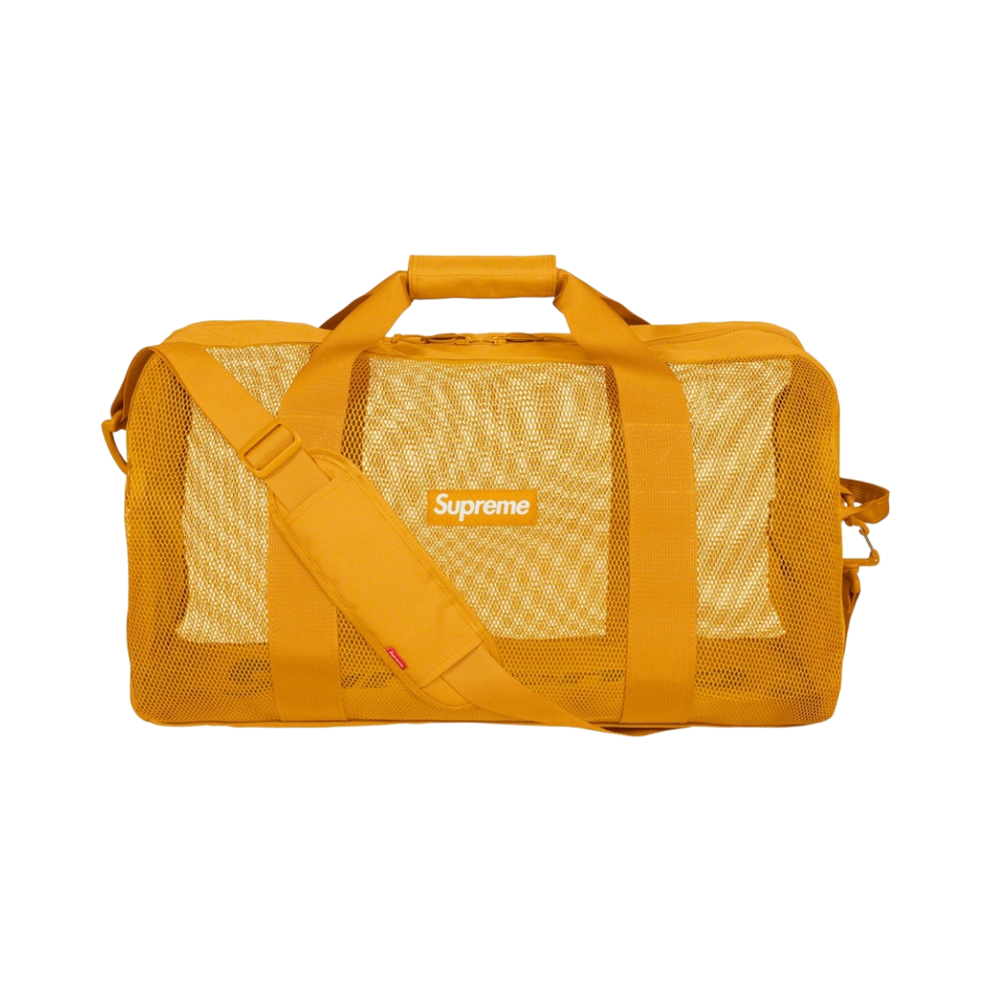 슈프림 메쉬 빅 더플백 골드 - 20SS(Supreme Mesh Big Duffle Bag Gold - 20SS)