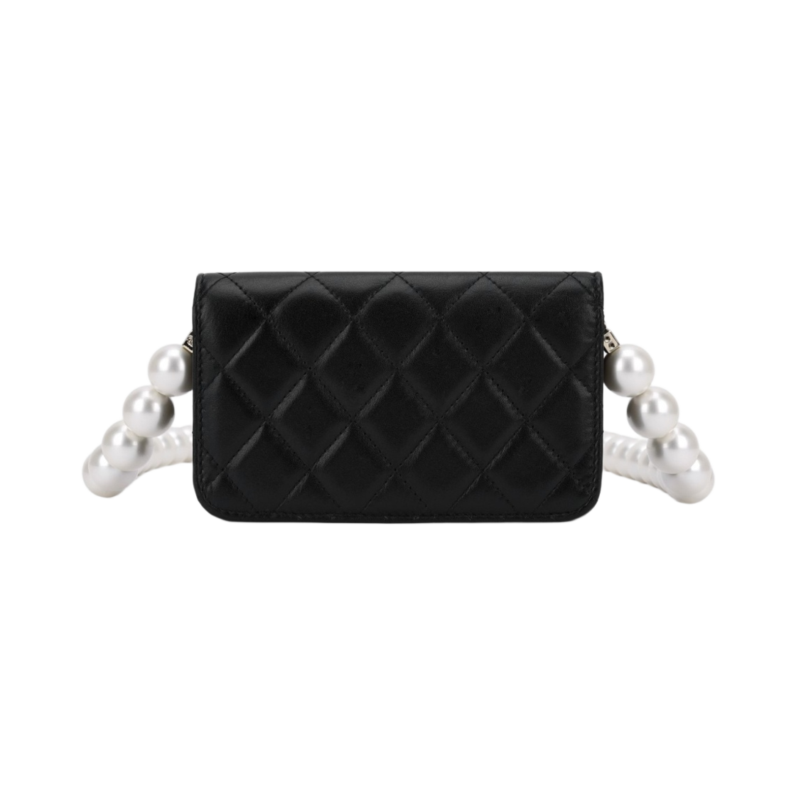 샤넬 체인 미니백 카프스킨 이미테이션 펄 & 골드 메탈 블랙(Chanel Clutch With Chain Calfskin Imitation Pearls & Gold Black) - 2