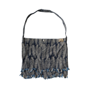 Kapital 12 oz. Magpie Denim Medicine Bag Large Indigo Dark