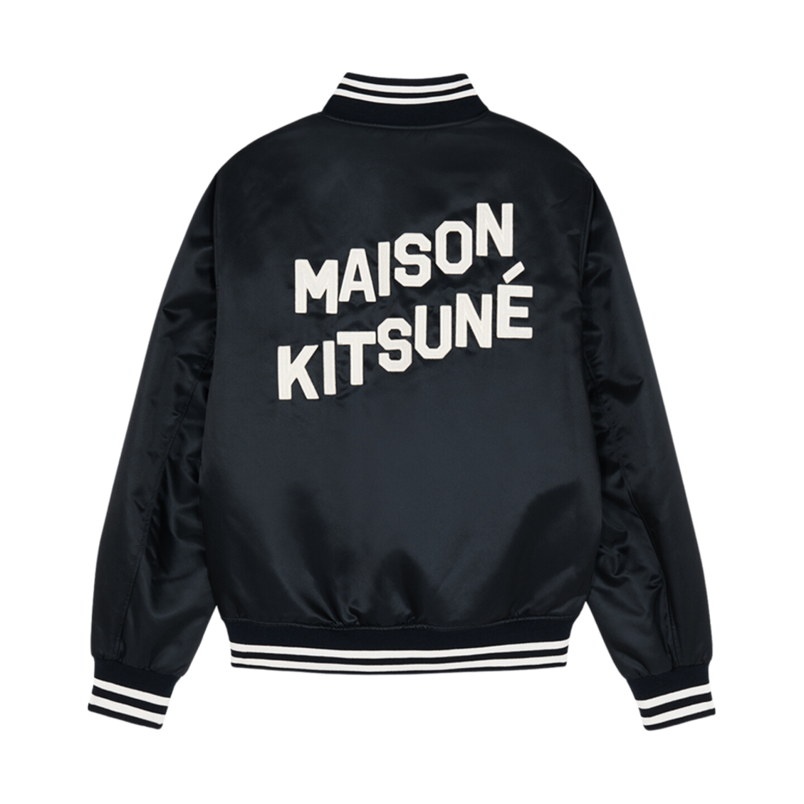 메종 키츠네 사틴 테디 다크 네이비(Maison Kitsune Satin Teddy Dark Navy) - 2