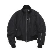 Haleine Highneck Bomber Padding Black