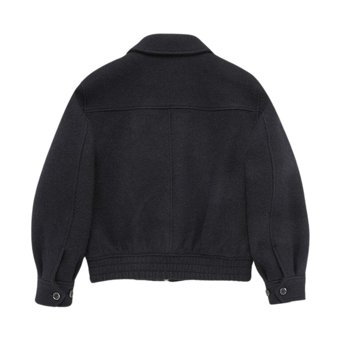 던스트 텍스쳐드 칼라 울 블루종 부클 네이비(Dunst Textured Collar Wool Blouson Boucle Navy) - 2