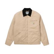 Carhartt WIP Organic Cotton Dearborn Canvas OG Detroit Jacket Dusty Hamilton Brown Aged Canvas - Winter