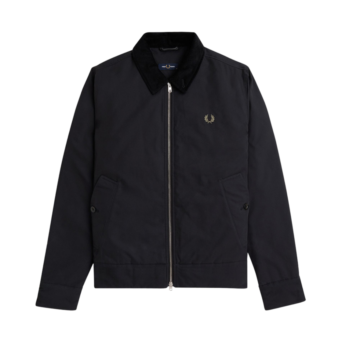 프레드페리 투웨이 카반 자켓 블랙
