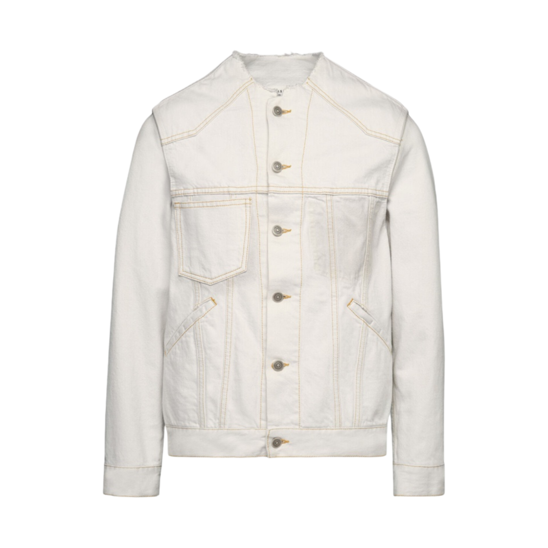 메종 마르지엘라 초크 셀비지 데님 자켓 아이스(Maison Margiela Chalk Selvedge Denim Jacket Ice) - 1