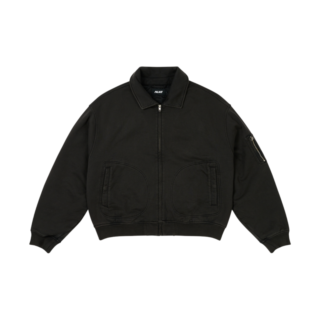 - Palace Heavy Bomber Jacket Black - 24FW - 대표 이미지 #1