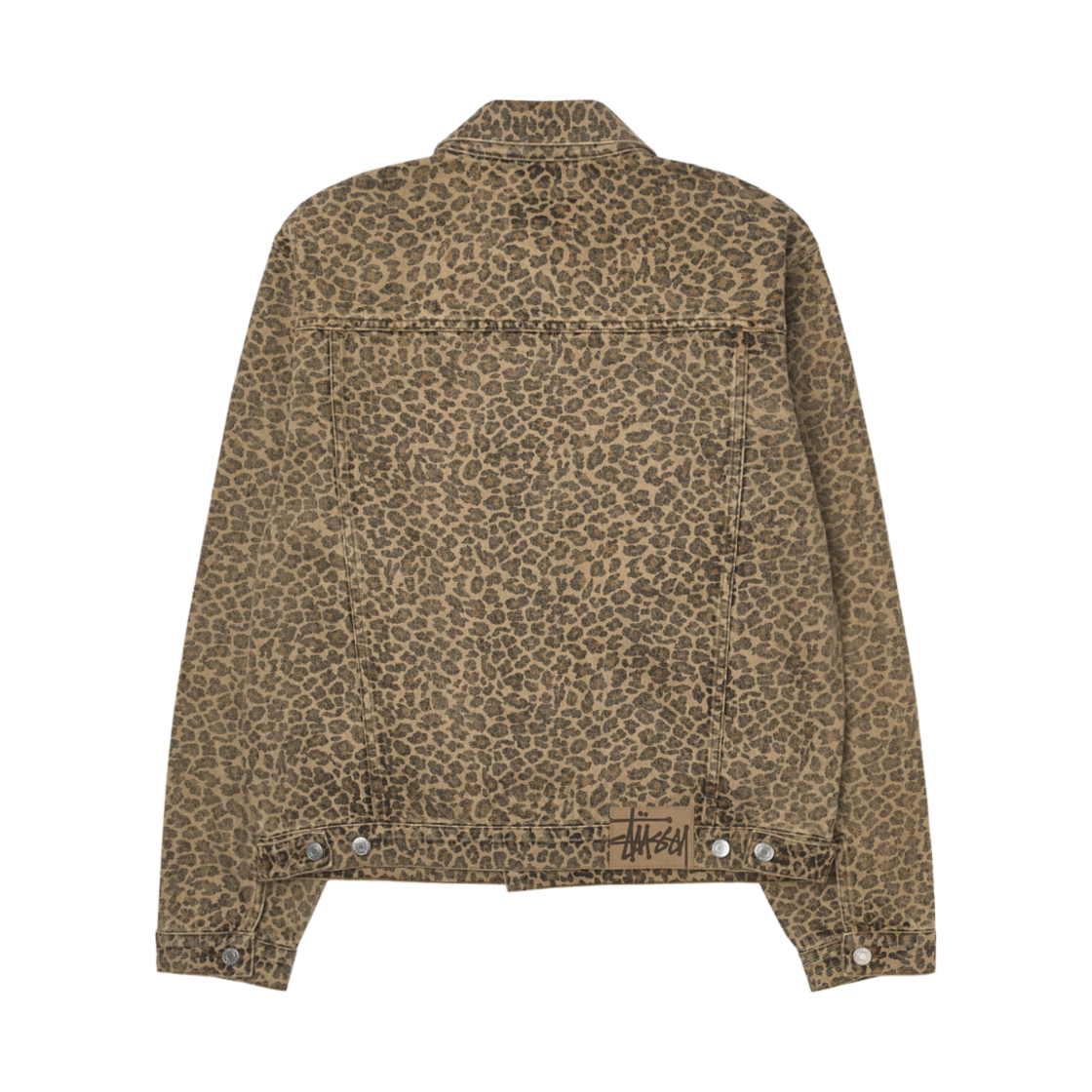 stussy TRUCKER JACKET DENIM レオパード Trucker Jacket Denim – Leopard | Outerwear | Stüssy