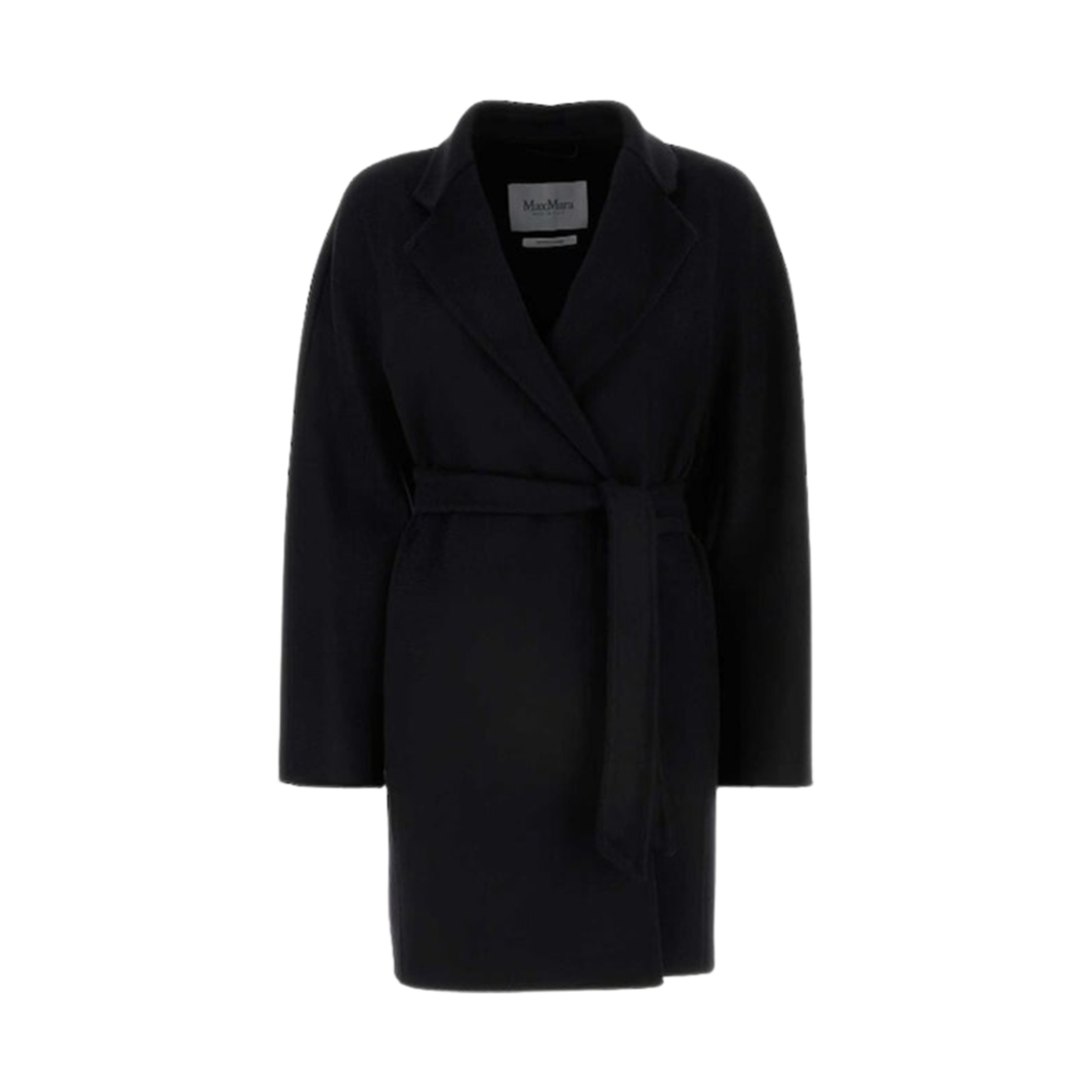 1011081606004 (W) Max Mara Harold Cashmere Coat Black