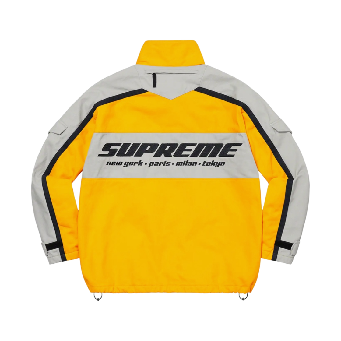 슈프림 브러쉬드 트윌 집 자켓 옐로우 - 22FW