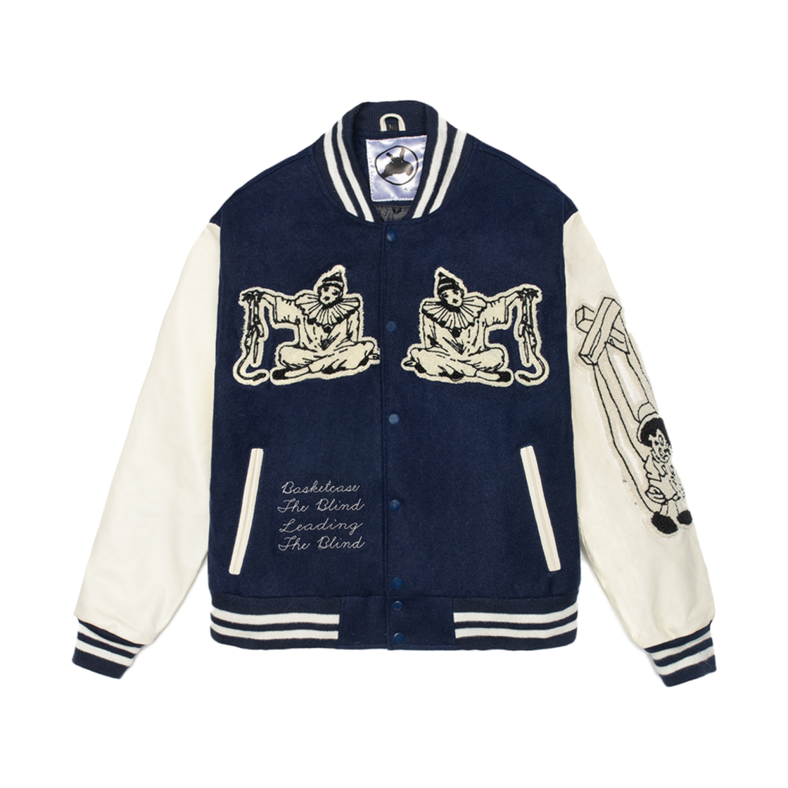 KM4DOTBBG12NY [KREAM 단독] Basketcase Marionette Letterman Navy - 24FW - 대표 이미지 #1