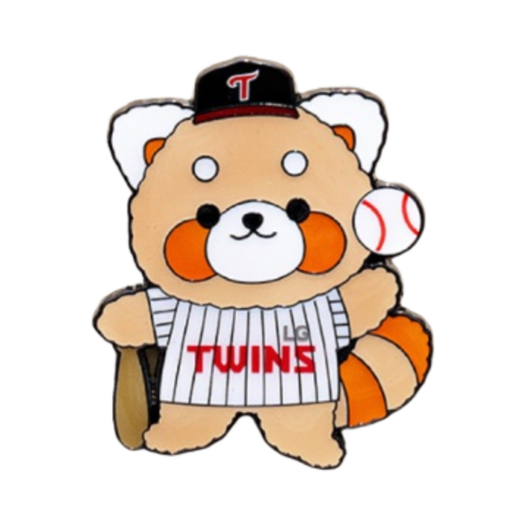 Lessey & Friends x KBO The Strongest Lessey Metal Badge LG Twins