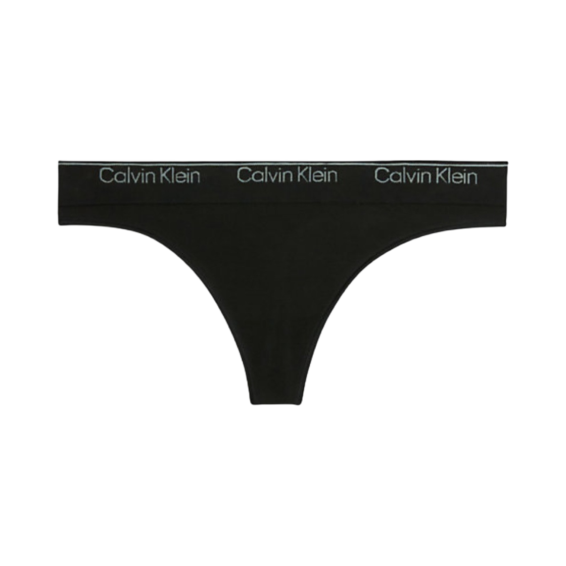 (W) 캘빈 클라인 모던 심리스 통 블랙((W) Calvin Klein Modern Seamless Thong Black) - 1