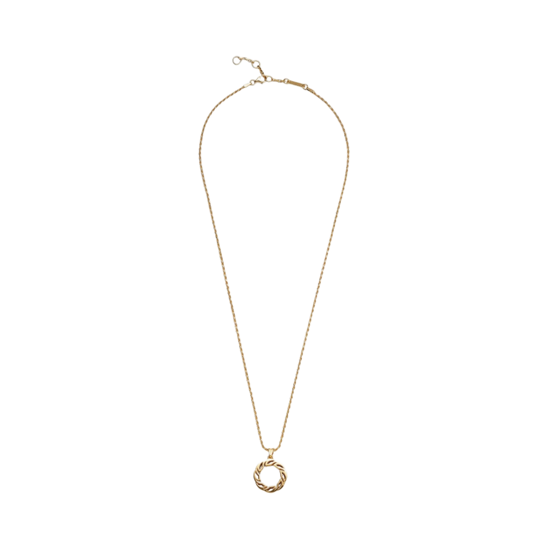 보테가 베네타 타이드 네클리스 옐로우 골드