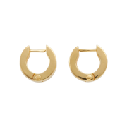 Bottega Veneta Bolt Earrings Yellow Gold