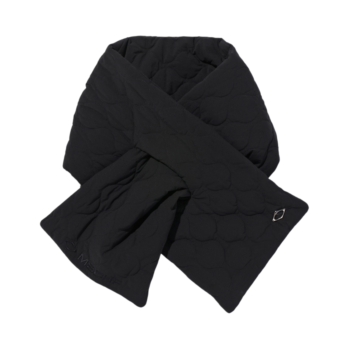 - (W) Mischief Quilted Neck Warmer Black