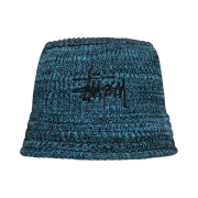 Stussy Bucket Hat Marl Knit Blue