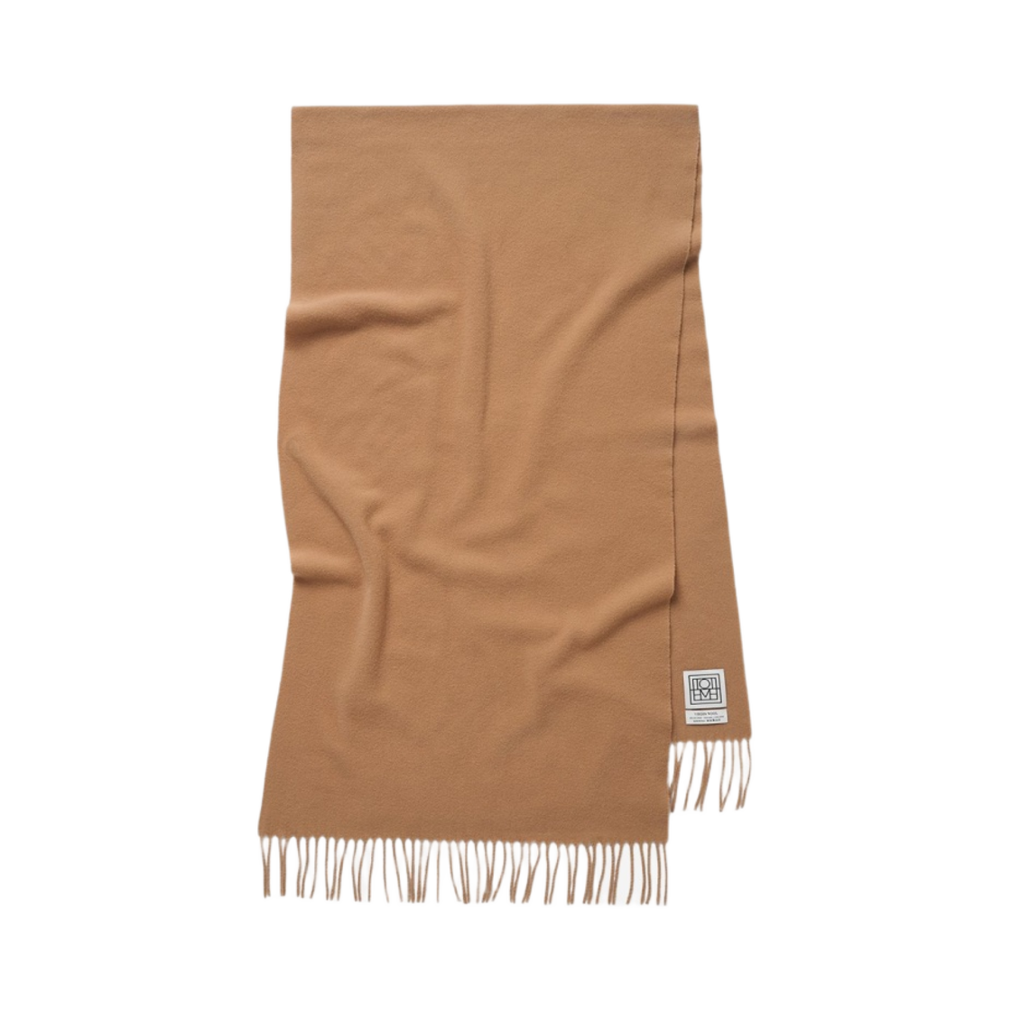 224-881-807-835 Toteme Classic Wool Muffler Camel