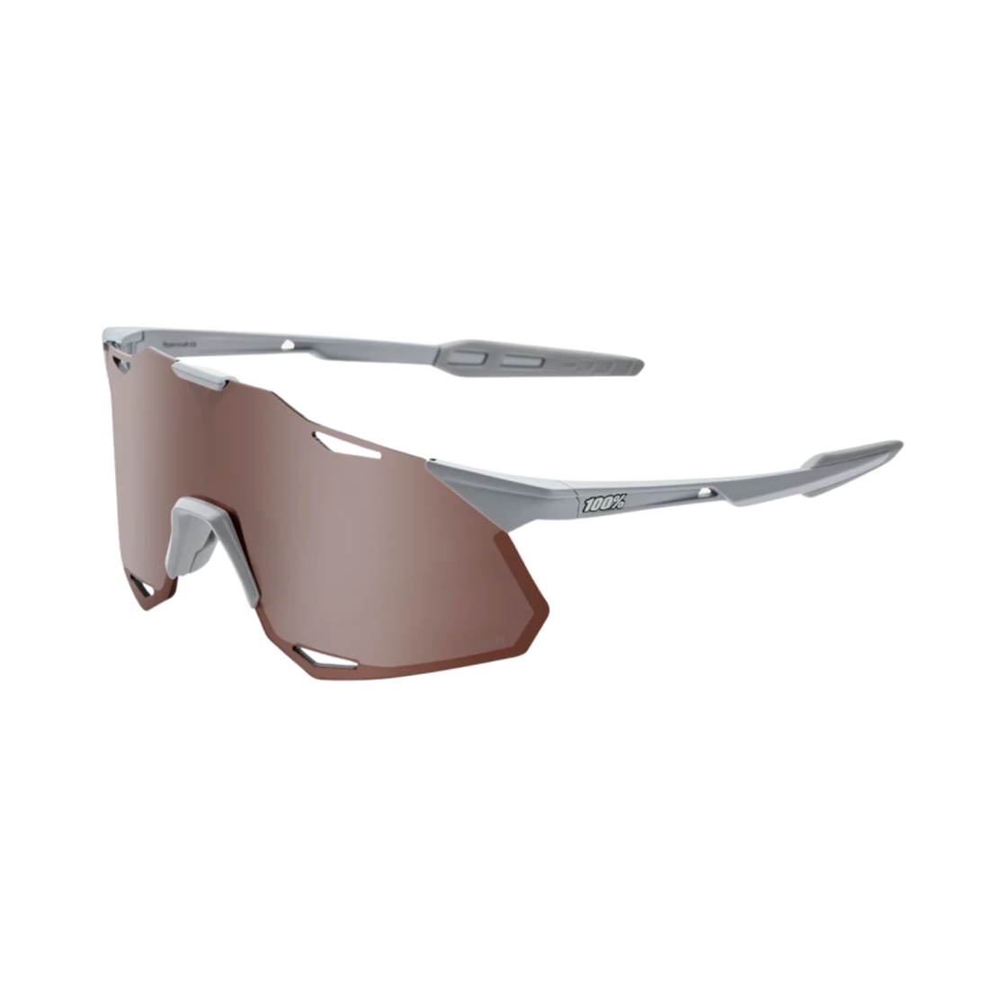 100퍼센트 하이퍼크래프트 XS 매트 스톤 그레이 하이퍼 크림슨 실버 미러 렌즈(100% Hypercraft XS Matte Stone Grey Hiper Crimson Silver Mirror Lens) - 2