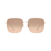 (W) Dior Diorcannage S1U Gradient Square Sunglasses Bronze Nude
