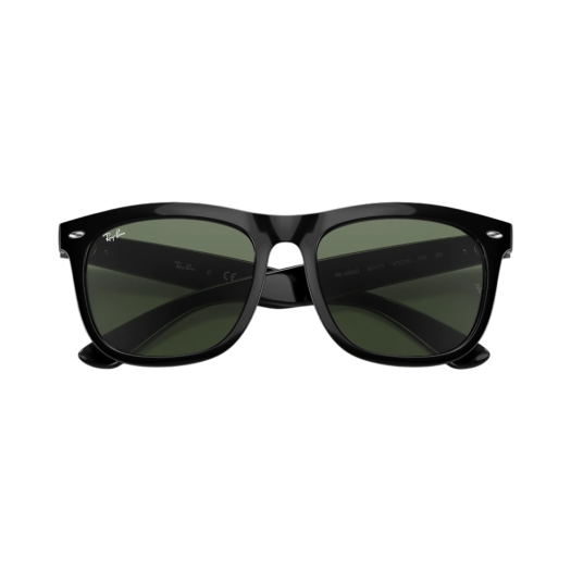 RB4260D-601/71 Ray-Ban 4260D Gloss Black Frame Green Classic Lenses Low Bredge Fit