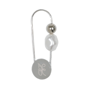 ACOC Pearl Pin Charm Silver