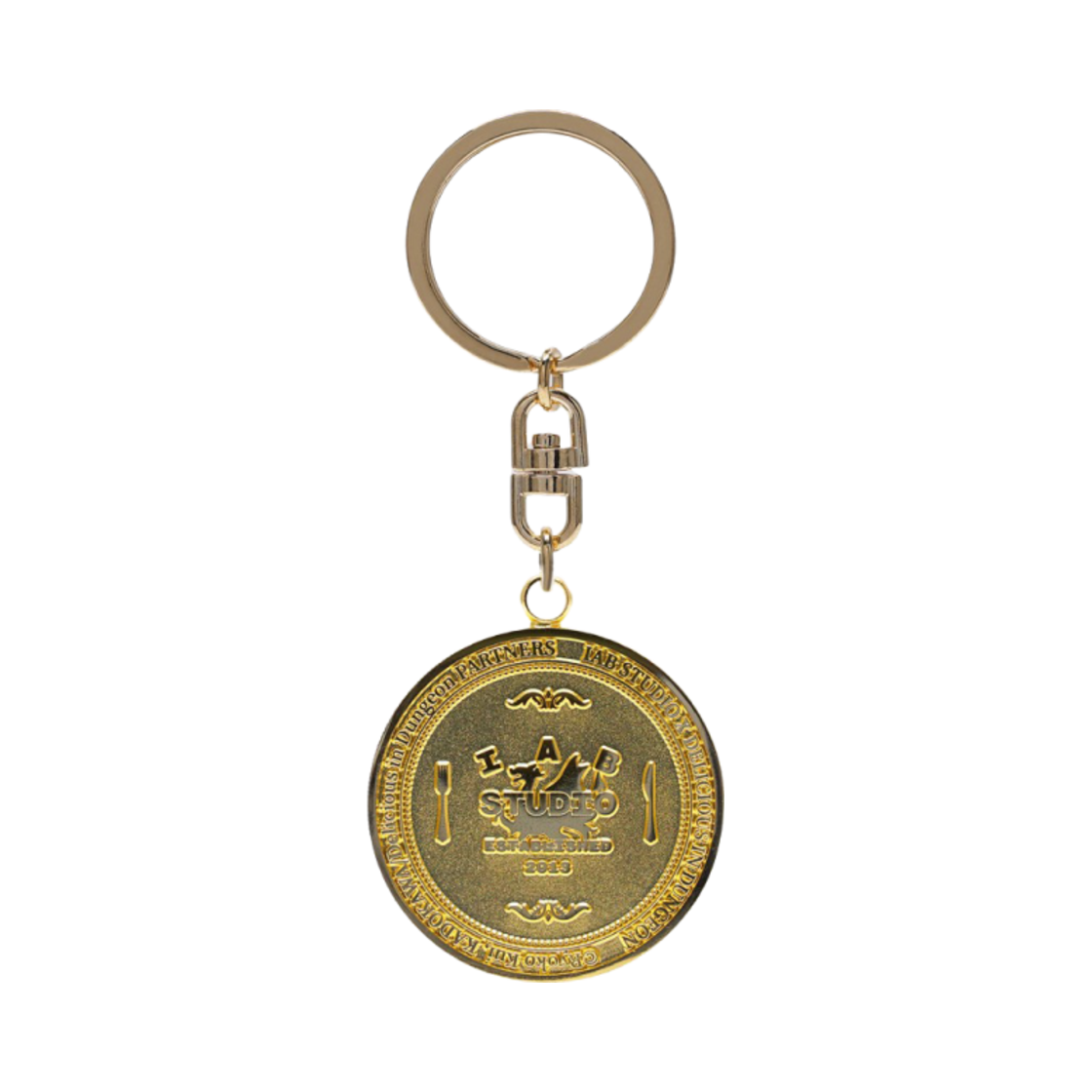아이앱 스튜디오 x 던전밥 키체인 골드(IAB Studio x Delicious in Dungeon Keychain Gold)