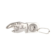 Hysteric Glamour You Pay Keychain Silver
